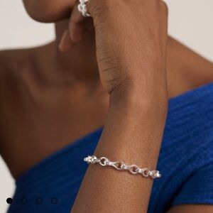 Monica Vinader Infinite Link Bracelet Sterling Silver
